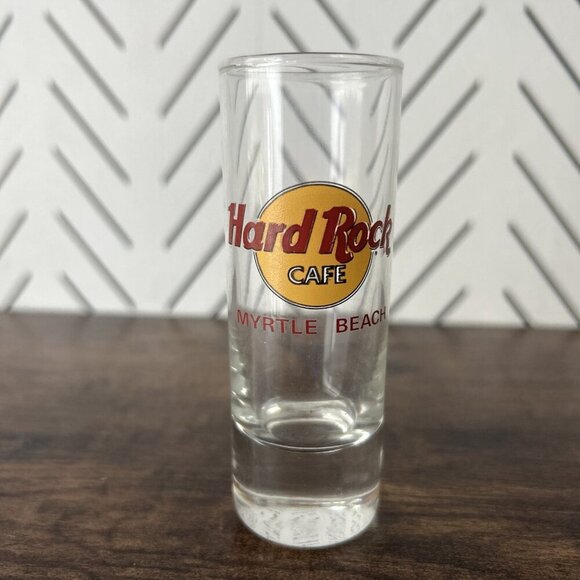 Lot of 5 Hard Rock 4” Double Shot Glasses Various Cities Nashville Atlantic City - Picture 3 of 6
